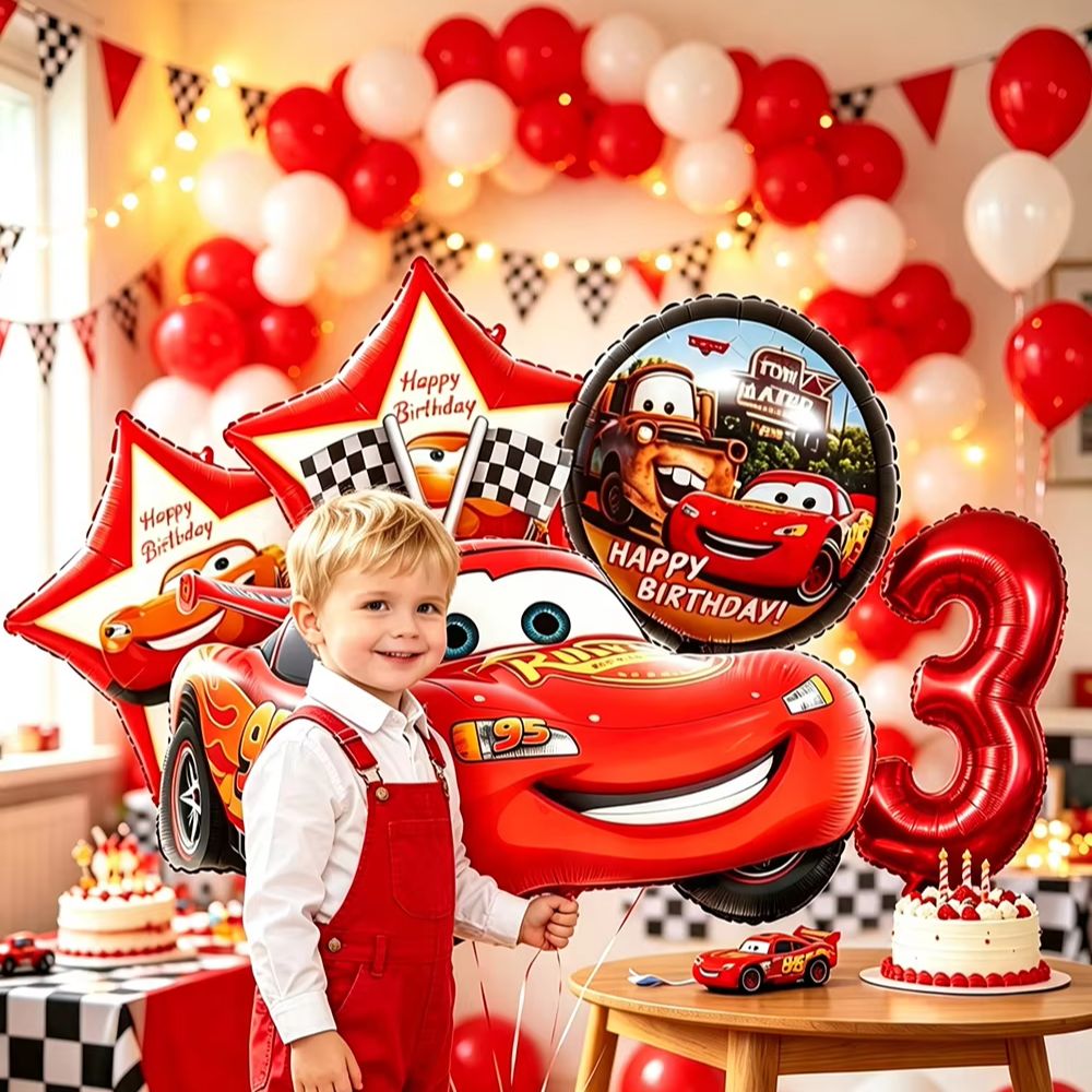 Vintage Collectible Model Cars - New Lightning McQueen Car Theme Foil