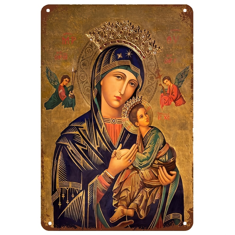 2D Vintage Metal Sign, Virgin  - Vintage Collectible Plates review and price