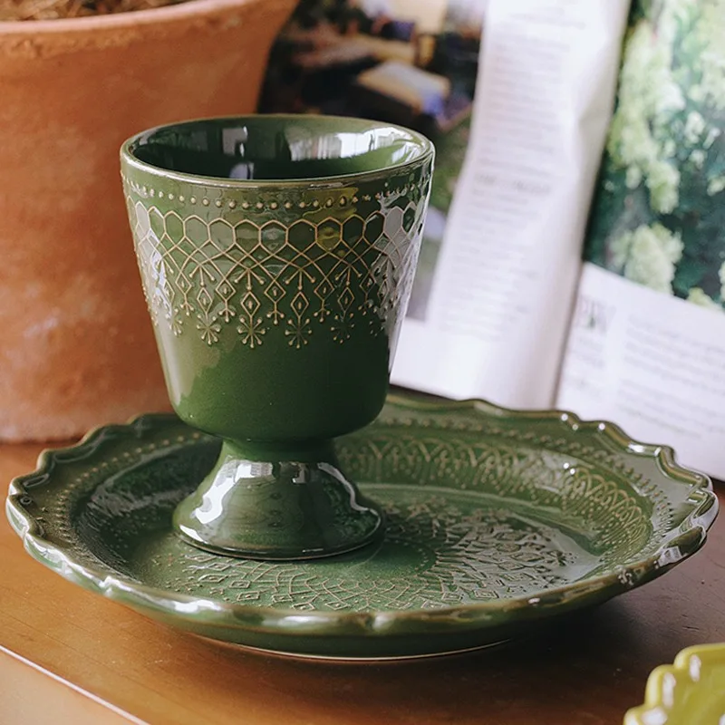 Elegant Vintage Embossed Ceram - Vintage Collectible Dishes review and price