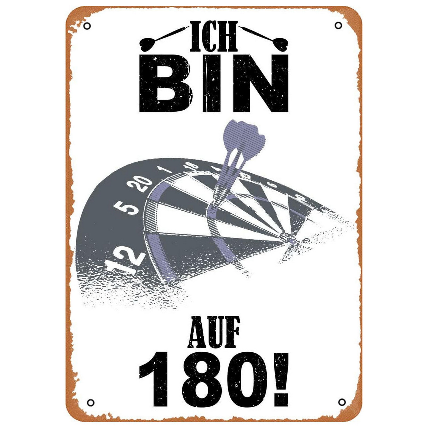 Vintage Darts & Beer Tin Sign, - Vintage Collectible Plates review and price