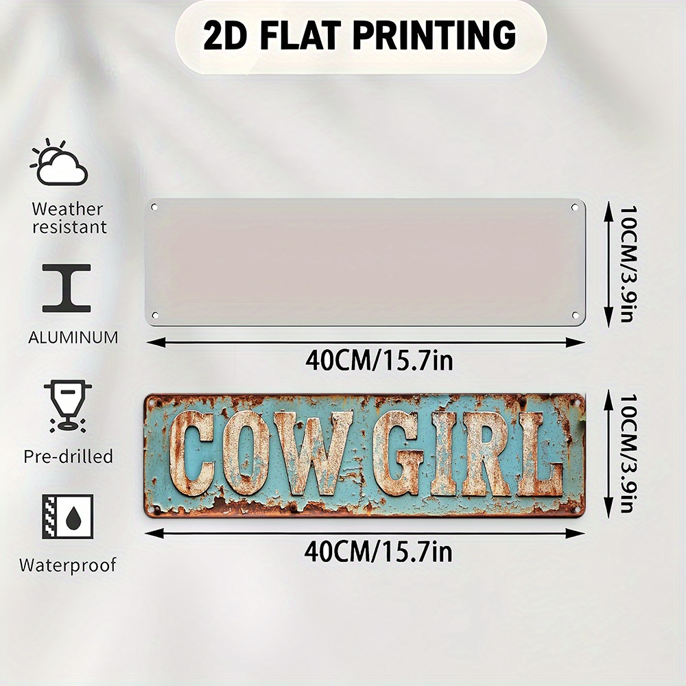 2D Metal Cowgirl Wall Art - Vi - Vintage Collectible Plates review and price