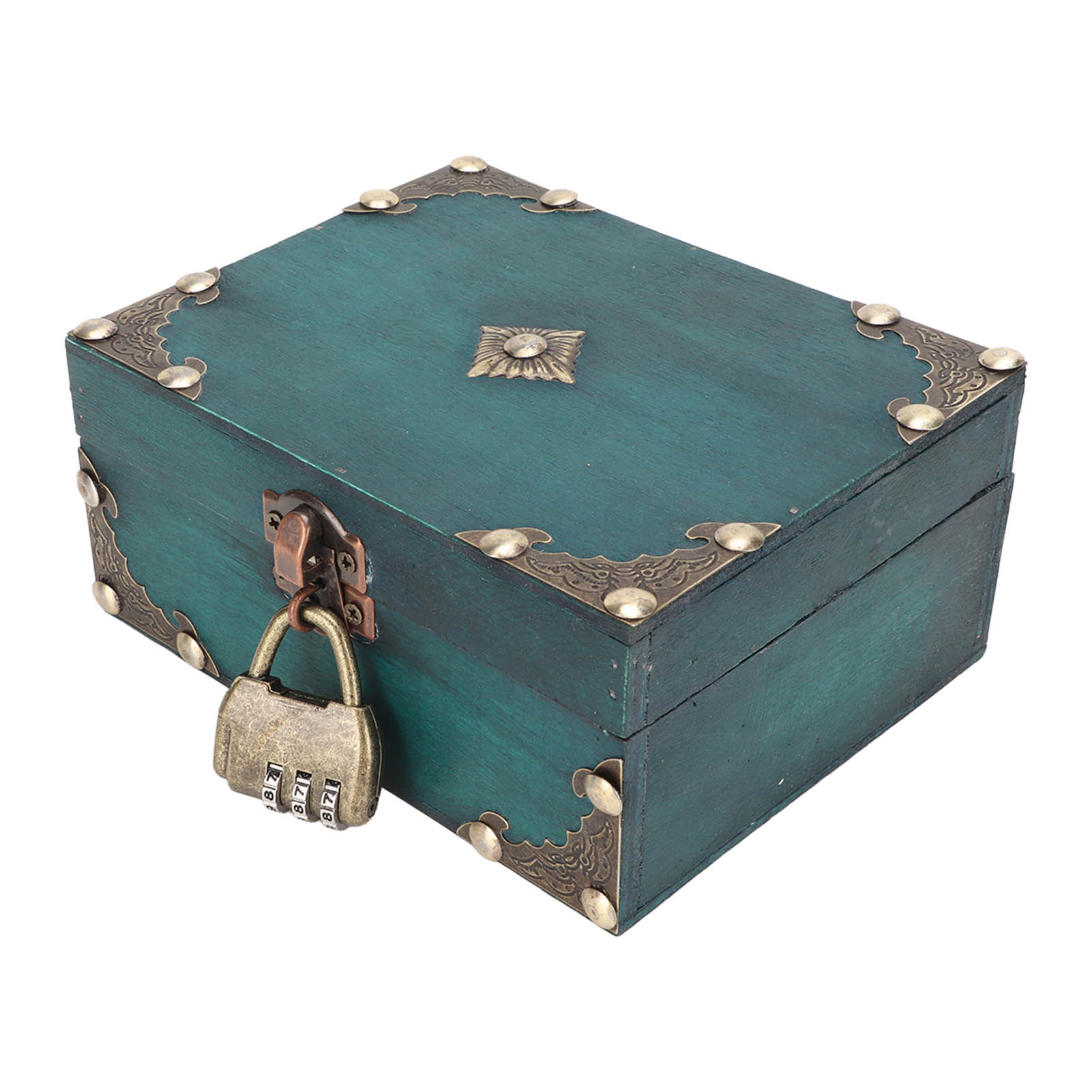 Wooden Jewelry Storage Case wi - Vintage And Collectible Items review and price