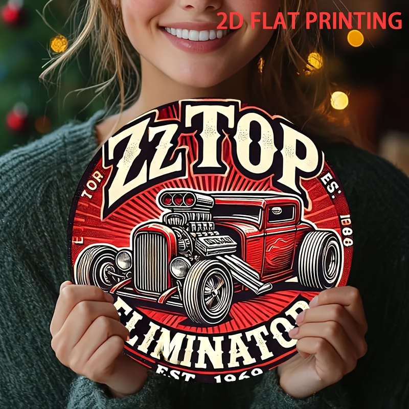 2D Flat, 1pc ZZ Top Eliminator - Vintage Collectible Plates review and price