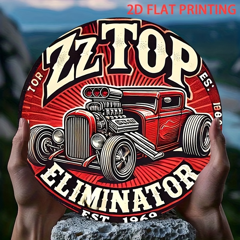 2D Flat, 1pc ZZ Top Eliminator - Vintage Collectible Plates review and price