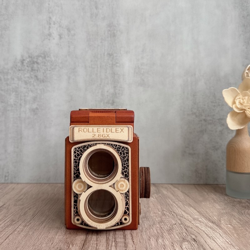 Vintage Wooden Camera Music Bo - Collectible Vintage Cameras review and price