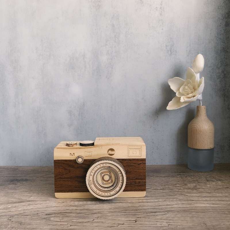 Vintage Wooden Camera Music Bo - Collectible Vintage Cameras review and price