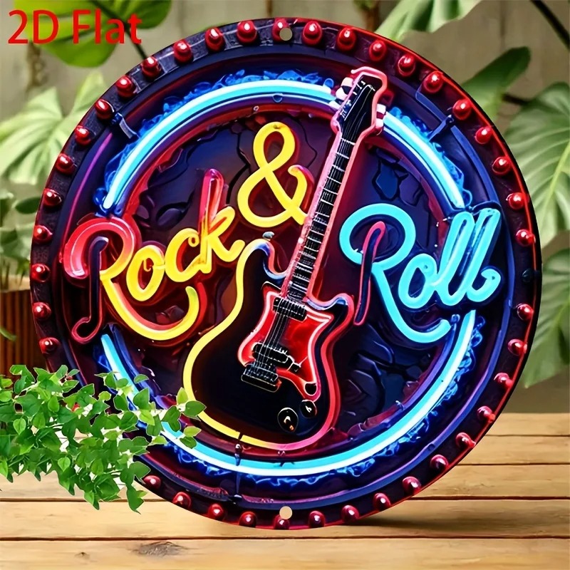 A Vintage Rock Neon Sign, 2Dfl - Vintage Collectible Plates review and price
