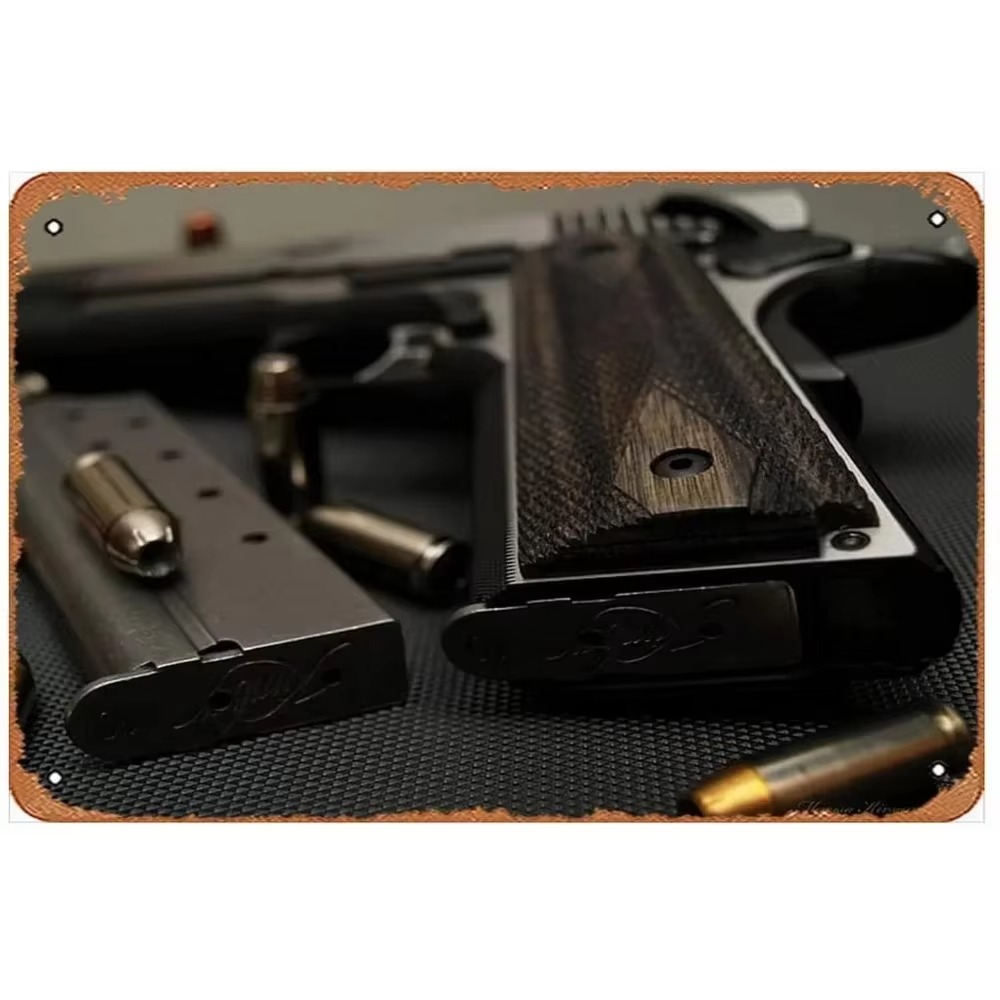 Vintage Retro Airsoft Pistol M - Vintage Collectible Plates review and price
