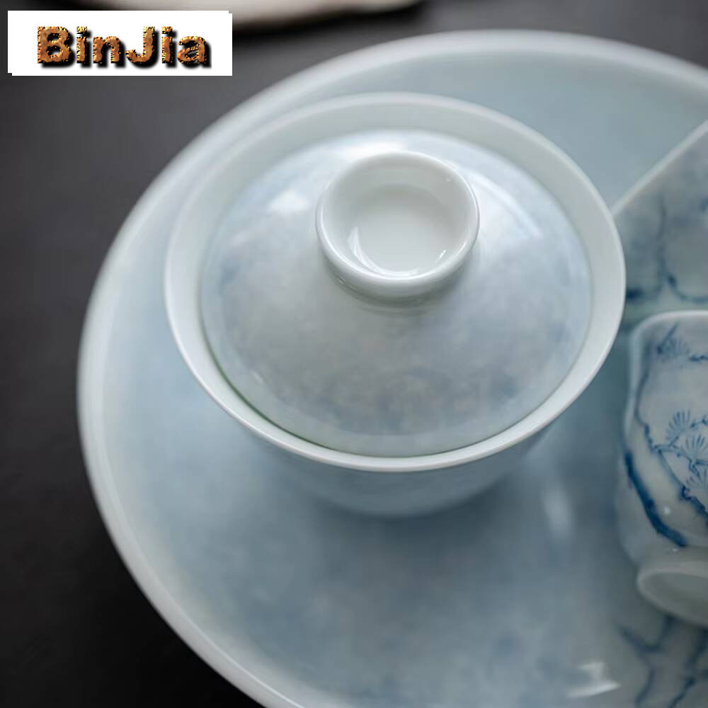 100ml Handpainted Pine Cover B - Vintage And Collectible Items review and price