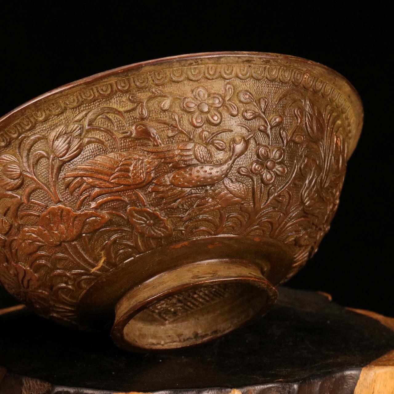 Vintage Decorative Bronze Bowl - Vintage Collectible Dishes review and price